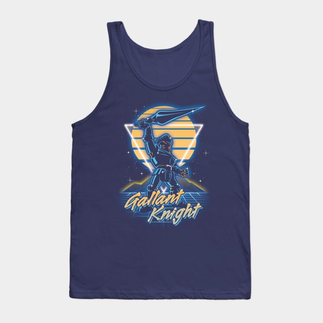 Retro Gallant Knight Tank Top by Olipop